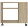 vidaXL Tavolino da Salotto Rovere Sonoma 70x35x55 cm Legno Multistrato