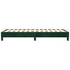 vidaXL Struttura Letto a Rete a Molle Verde Scuro 90x200 cm in Velluto