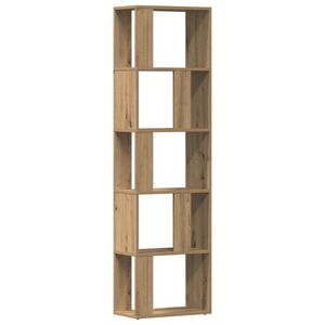 vidaXL Libreria Rovere Artigianale 45x24x159 cm Legno Multistrato
