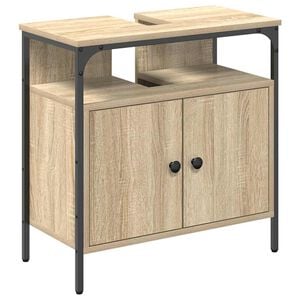 vidaXL Mobile da Bagno Beige 60 x 30 x 60 cm Legno ingegnerizzato
