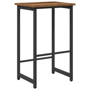 vidaXL Sgabello da bar Legno antico 40 x 32 x 74 cm