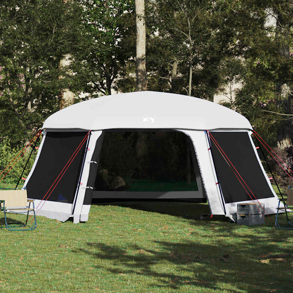 vidaXL Tenda da piscina con Patta Rimovibile&Pareti in Rete 618x532 cm