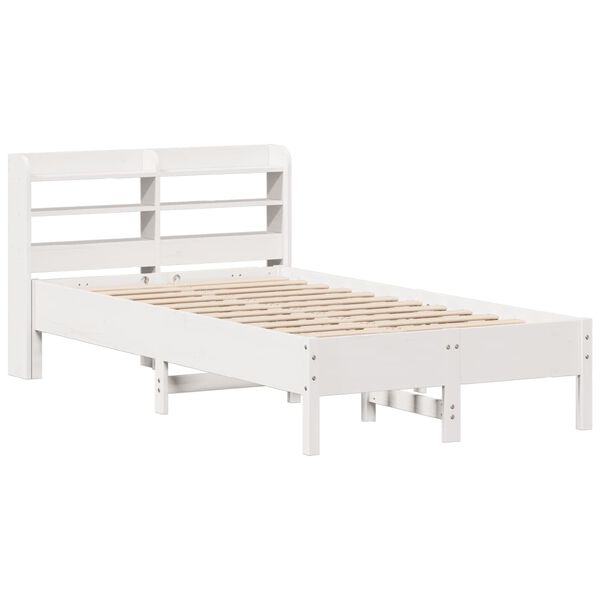 vidaXL Letto senza Materasso Bianco 90x190 cm in Legno Massello Pino