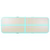 vidaXL Tappetino Ginnastica Gonfiabile e Pompa 300x100x10 cm PVC Verde