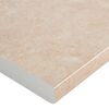 vidaXL Piano da Cucina Beige con Motivo Marmo 50x60x2,8 cm Truciolato