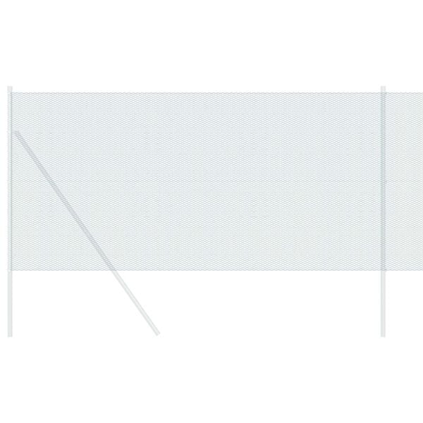 vidaXL Recinzione Esagonale Verde 1,4 x 10 m PVC