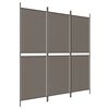 vidaXL Divisorio a 3 Pannelli Antracite 150x200 cm in Tessuto