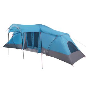 vidaXL Tenda Familiare con tetto Blu e Grigio 721 x 335 x 212 cm