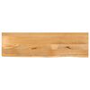 vidaXL Piano Tavolo Bordi Vivi 100x40x3,8cm in Legno Massello di Mango