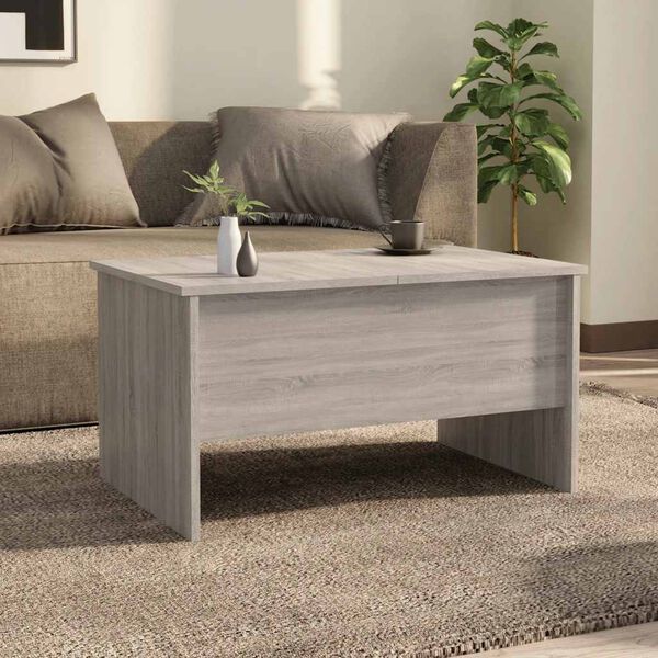 vidaXL Tavolino Salotto Grigio Sonoma 80x50x42,5 cm Legno Multistrato
