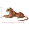 vidaXL Giocattolo in Peluche Leopardo Marrone XXL