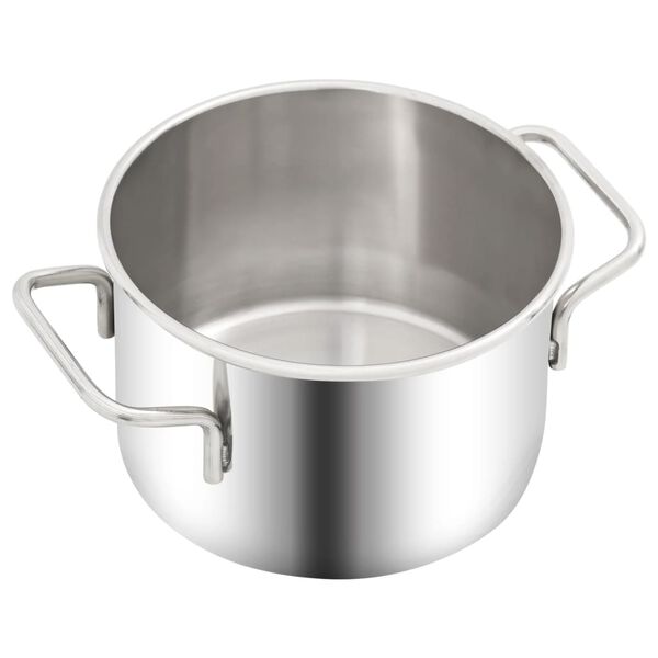 vidaXL Camera a Vuoto in Acciaio Inox 3,7 L