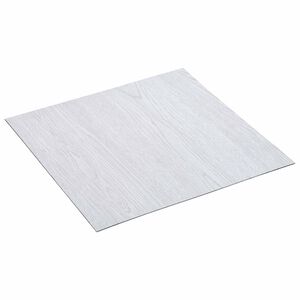 vidaXL Tavole per Pavimenti Legno Bianco 5,11 m&sup2; 55 pz PVC