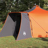 vidaXL Tenda Tipi Grigio e arancione 492 x 492 x 275 cm taffet&agrave;