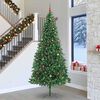 vidaXL Albero di Natale artificiale con 300 LED Verde 300 cm