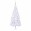 vidaXL Albero di Natale artificiale Bianco 180 cm PVC e Acciaio