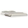 vidaXL Struttura letto a pavimento Bianco 140 x 220 cm Pino massello
