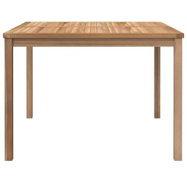 vidaXL Tavolo da Pranzo per Giardino 110x110x77 cm in Massello di Teak