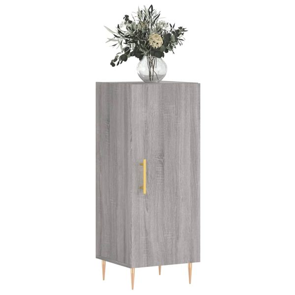 vidaXL Credenza Grigio Sonoma 34,5x34x90 cm in Legno Multistrato