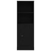 vidaXL Highboard Rovere Nero 36 x 35.5 x 103.5 cm Legno multistrato