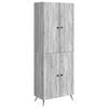 vidaXL Set di armadi 2 pcs Sonoma grigio Legno ingegnerizzato