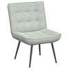 vidaXL Sedia Relax 64x74x84 cm Grigio Chiaro in Velluto