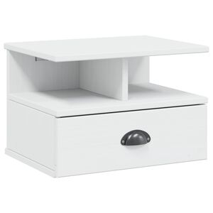 vidaXL Armadio da Notte con cassetto Hill Bianco 40 x 31 x 27 cm