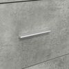 vidaXL Credenza Grigio cemento 38 x 34.5 x 75 cm Legno multistrato