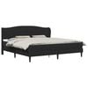 vidaXL Struttura del letto con testiera Nero 180 x 200 cm Similpelle