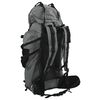 vidaXL Zaino da Trekking Grigio 100 L in Tessuto Oxford