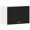 vidaXL Armadio pensile Lyon Rovere Nero 60 x 31 x 40 cm