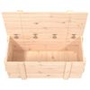 vidaXL Contenitore Portaoggetti 91x40,5x42 cm Legno Massello di Pino