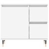 vidaXL Armadietto da Bagno Bianco 65x33x60 cm in Legno Multistrato