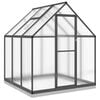 vidaXL Telaio Serra con Base Antracite 169x169x202 cm in Alluminio