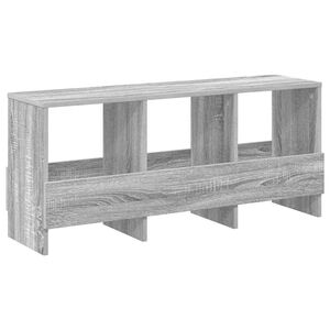 vidaXL Scaffale per riviste Grigio Sonoma 102 x 30 x 45 cm