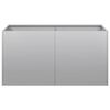 vidaXL Fioriera 80x40x40 cm in Acciaio Zincato