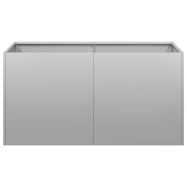 vidaXL Fioriera 80x40x40 cm in Acciaio Zincato