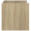 vidaXL Tavolino da Salotto Rovere Sonoma 80x50x50 cm Legno Multistrato