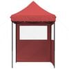 vidaXL Tenda Party Borgogna 200 x 200 x 306 cm Tessuto Oxford