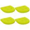 vidaXL Cuscini per Sedia in 4 Pezzi 4 pz 100% Poliestere
