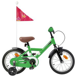 vidaXL Bicicletta per Bambini 12 Pollici per bambini di 2-4 anni Verde