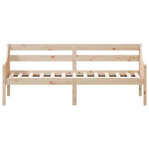 vidaXL Dormeuse senza Materasso 75x190 cm in Legno Massello di Pino