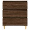 vidaXL Credenza Rovere Marrone 60x35x70 cm in Legno Multistrato