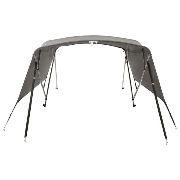 vidaXL Bimini di Prua con Pareti Laterali 4 Archi 243x(230-244)x137cm