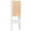 vidaXL Mobile Lavatrice Bianco Lucido 64x24x190cm in Legno Multistrato