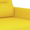 vidaXL Set di Divani 3 pz con Cuscini Giallo Chiaro in Tessuto