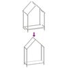 vidaXL Rastrelliera per Legna da Ardere Antracite 60x25x90 cm