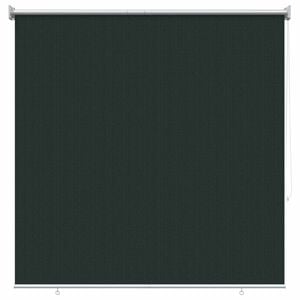 vidaXL Tenda a Rullo Esterno Blocco UV 90% Verde Scuro 160 x 140 cm