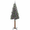 vidaXL Albero di Natale snodato con 300 LED Verde e Bianco 210 cm