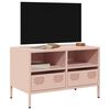 vidaXL Mobile TV Rosa 68x39x43,5cm in Acciaio Laminato a Freddo